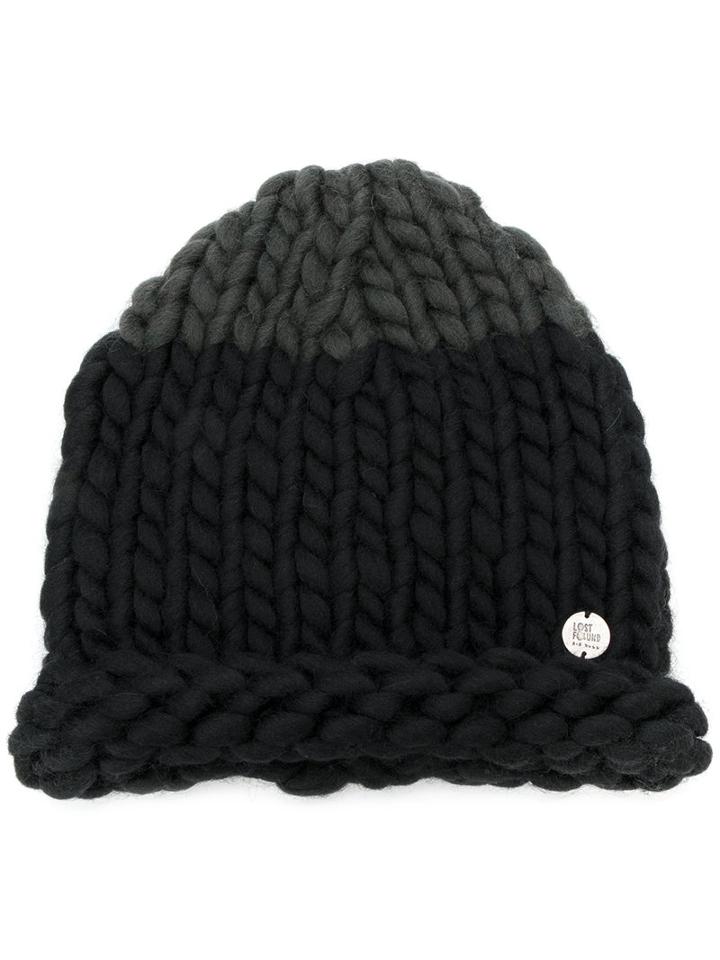 Lost & Found Ria Dunn - Knitted Beanie - Men - Nylon/wool - One Size, Black, Nylon/wool
