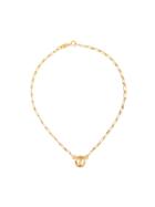 Chanel Pre-owned Cc Logos Medallion Necklace - Gold