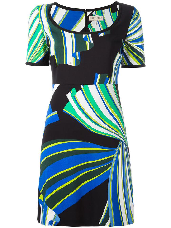 Emilio Pucci Printed Mini-dress, Women's, Size: 44, Viscose/spandex/elastane