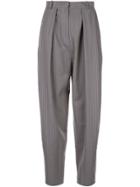 Magda Butrym Pinstripe Tailored Trousers - Grey