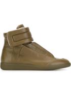 Maison Margiela Future Hi-top Sneakers, Men's, Size: 41, Green, Leather/rubber