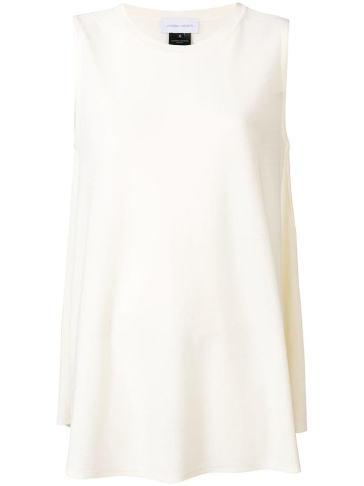 Christian Wijnants Knitted Vest Top - White