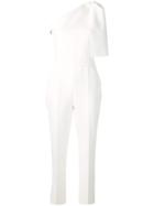 Msgm One-shoulder Jumpsuit - White