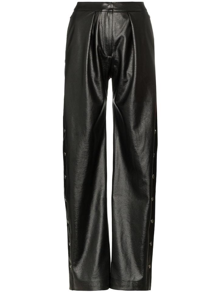 Matériel High-waisted Wide Leg Trousers - Black
