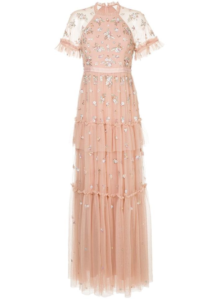 Needle & Thread Lustre Gown - Pink