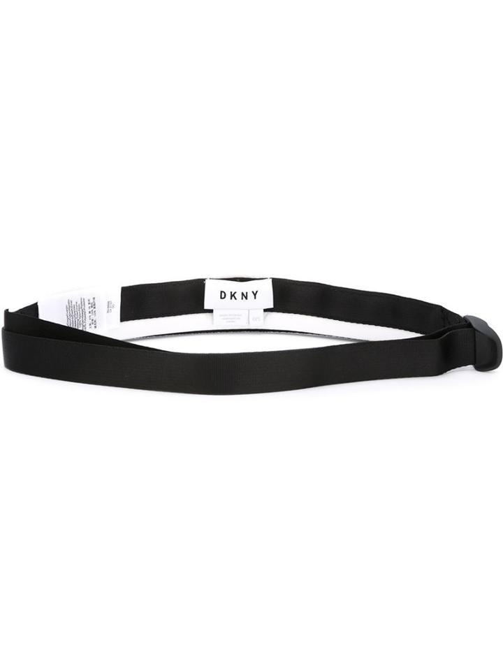 Dkny Soft Padded Belt, Women's, White, Polyester/cotton/spandex/elastane/nylon