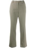 Aspesi Low-waist Flared Trousers - Grey