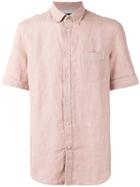 Diesel Plain Shirt, Men's, Size: Medium, Red, Linen/flax/cotton