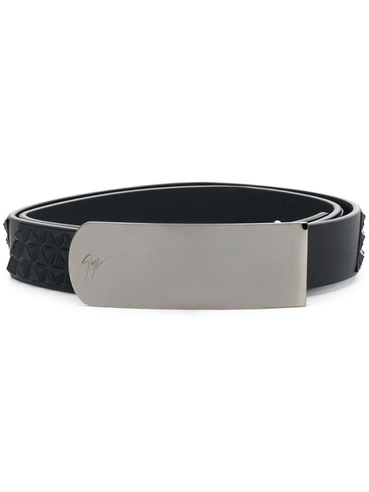 Giuseppe Zanotti Design Studded Belt - Black