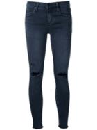 Nobody Denim - Geo Skinny Ankle Exploded - Women - Cotton/elastodiene/polyester - 32, Grey, Cotton/elastodiene/polyester