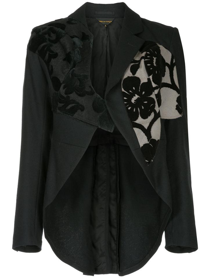 Comme Des Garçons Vintage Deconstructed Lapel Jacket - Black