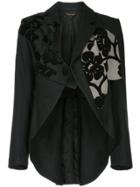 Comme Des Garçons Vintage Deconstructed Lapel Jacket - Black