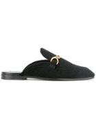 Stella Mccartney Open Back Loafers - Black