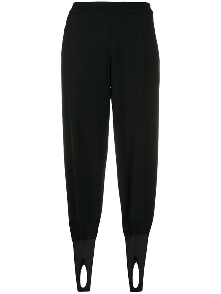 Bogner Heel Cuff Tapered Trousers - Black
