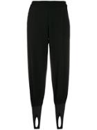 Bogner Heel Cuff Tapered Trousers - Black