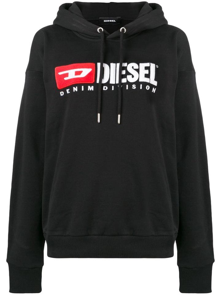 Diesel F-division-fl Hoodie - Black