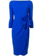 Le Petite Robe Di Chiara Boni Fitted Midi Dress - Blue