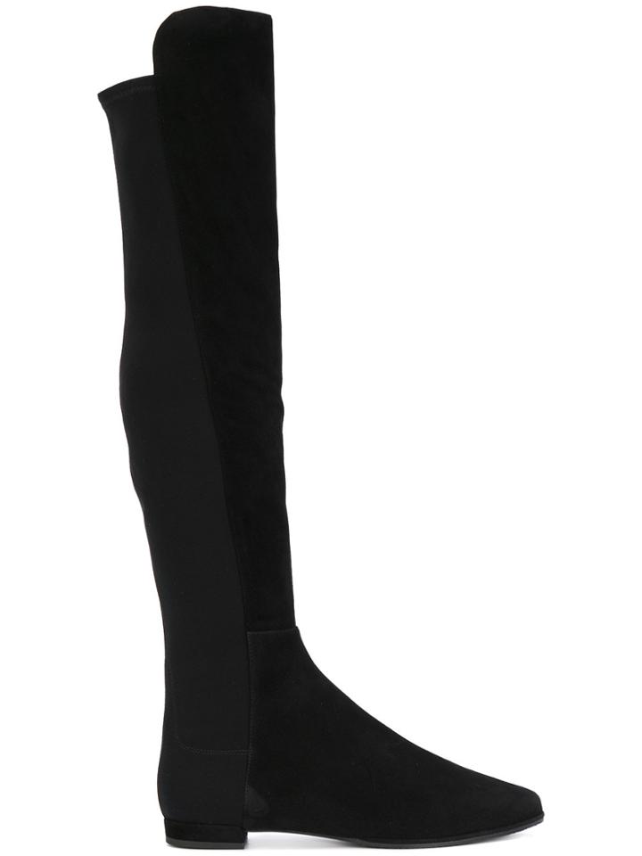 Stuart Weitzman Gams Knee Length Boots - Black