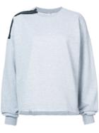 Rachel Comey Zipped Shoulder Sweatshirt - Grey