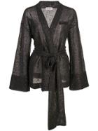 Brunello Cucinelli Sequin Embellished Jacket - Black