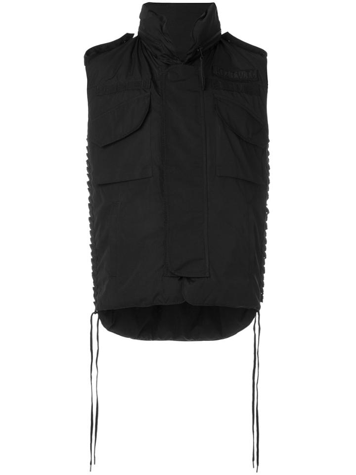 Ktz Padded Vest Jacket - Black