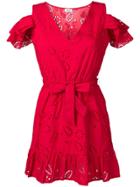 Liu Jo Broderie Anglaise Dress - Red