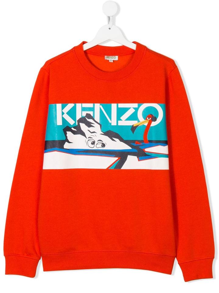 Kenzo Kids Frozen Sweatshirt - Yellow & Orange