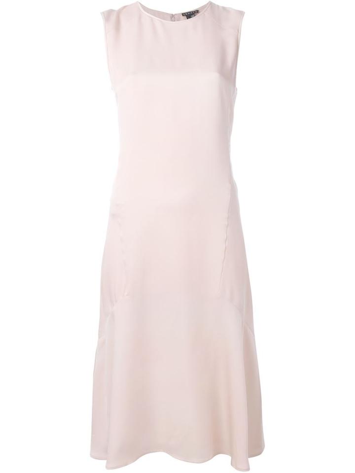 Theory Midi Sleeveless Flared Dress