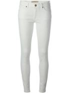 Burberry Brit Skinny Jeans, Women's, Size: 30, White, Cotton/polyester/spandex/elastane