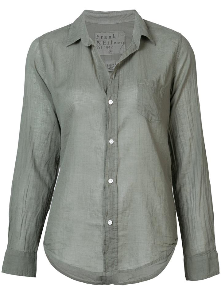 Frank & Eileen Barry Fitted Shirt - Green