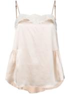 Mes Demoiselles Lace Trim Slip Vest - Neutrals