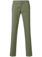 Entre Amis Tailored Patterned Trousers - Green