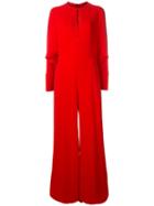 Victoria Jumpsuit - Women - Spandex/elastane/acetate/viscose - 42, Red, Spandex/elastane/acetate/viscose, Stella Mccartney