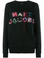 Marc Jacobs Logo Embroidered Sweatshirt - Black