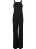 T By Alexander Wang Eyelet Detail Jumpsuit, Women's, Size: 4, Black, Polyester/polyurethane