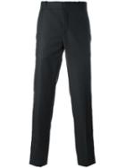 Alexander Mcqueen Straight-leg Trousers, Men's, Size: 46, Grey, Acetate/viscose/wool
