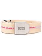 Gcds Logo Tape Belt - Neutrals