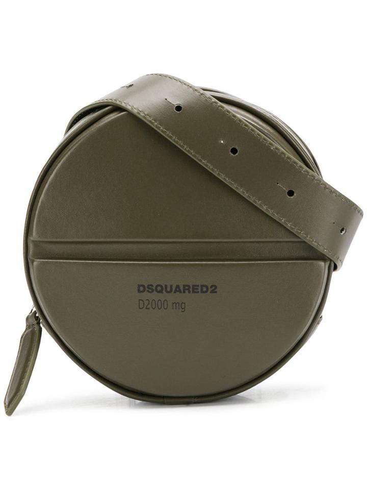 Dsquared2 Logo Round Belt Bag - Green