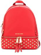 Michael Michael Kors Rhea Studded Backpack - Red