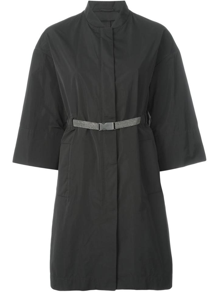 Brunello Cucinelli Bead Belted Coat
