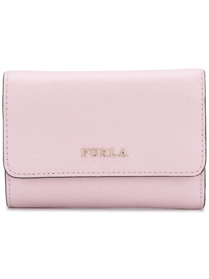Furla Babylon S Trifold Wallet - Pink & Purple
