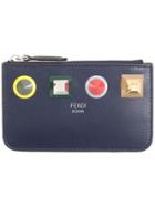 Fendi Keyring Pouch Wallet - Blue