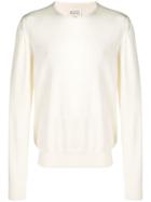 Maison Margiela Contrast Trim Jumper - Neutrals