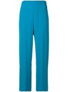 Erika Cavallini Straight Leg Trousers - Blue