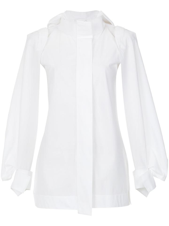 Gloria Coelho Parka Shirt - White