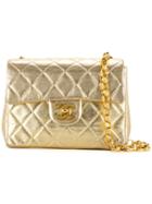 Chanel Vintage Classic Metallic (grey) Flapt Bag, Women's