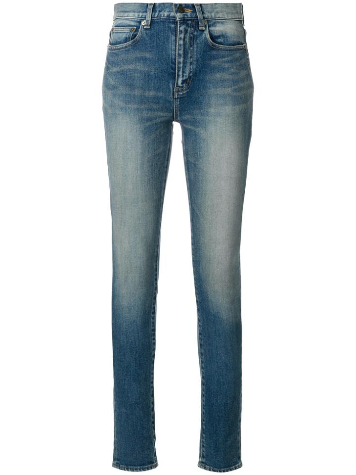 Saint Laurent Skinny Fit Jeans - Blue