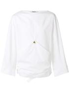 Chalayan Single Button Oversize Shirt - White