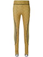 Fendi Heart Stirrup Leggings - Yellow & Orange