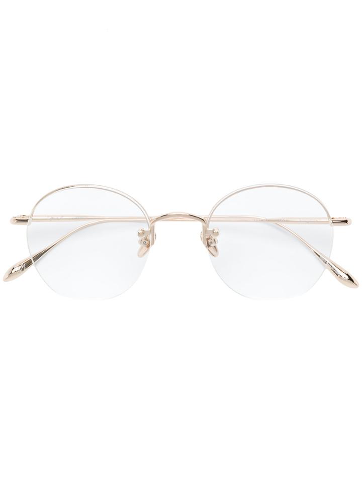 Frency & Mercury Sculpture 1 Round Glasses - Metallic